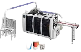 آلة صناعة الأكواب الورقية 160 كوب في الدقيقة