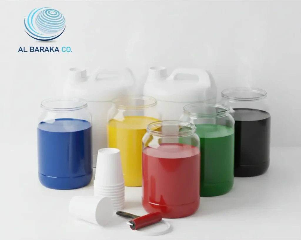 أحبار طباعة غذائية للأكواب الورقية