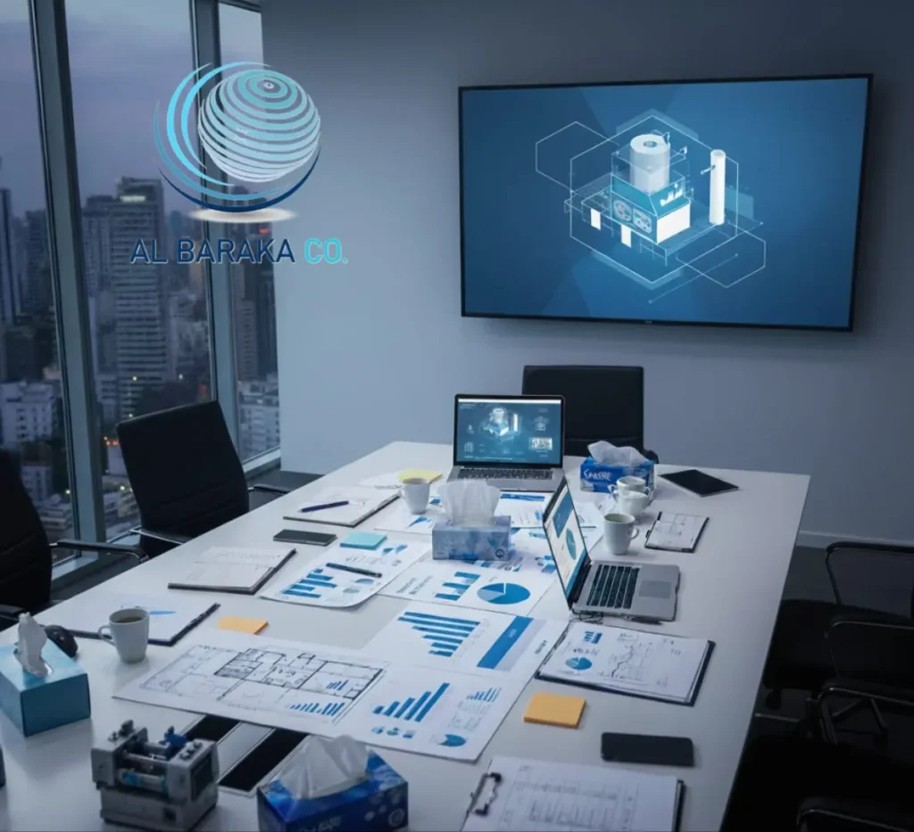 دراسة جدوى مشروع مناديل ورقية