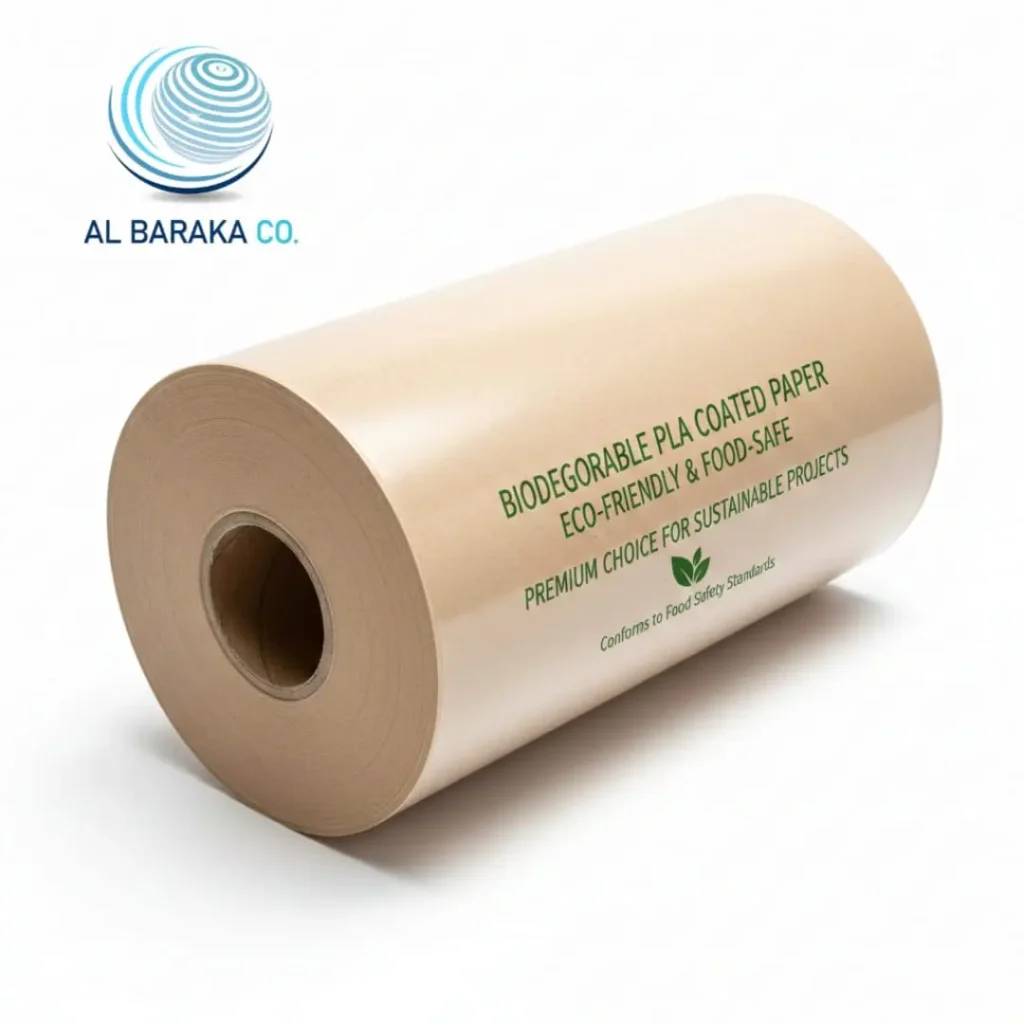 ورق خام للاكواب الورقية من شركة البركة